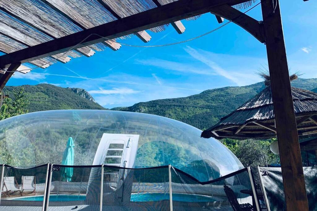 2P Au Coeur Des Montagnes Avec Piscine Chauffee Apartment พูเจต-เทนิแยร์ ภายนอก รูปภาพ